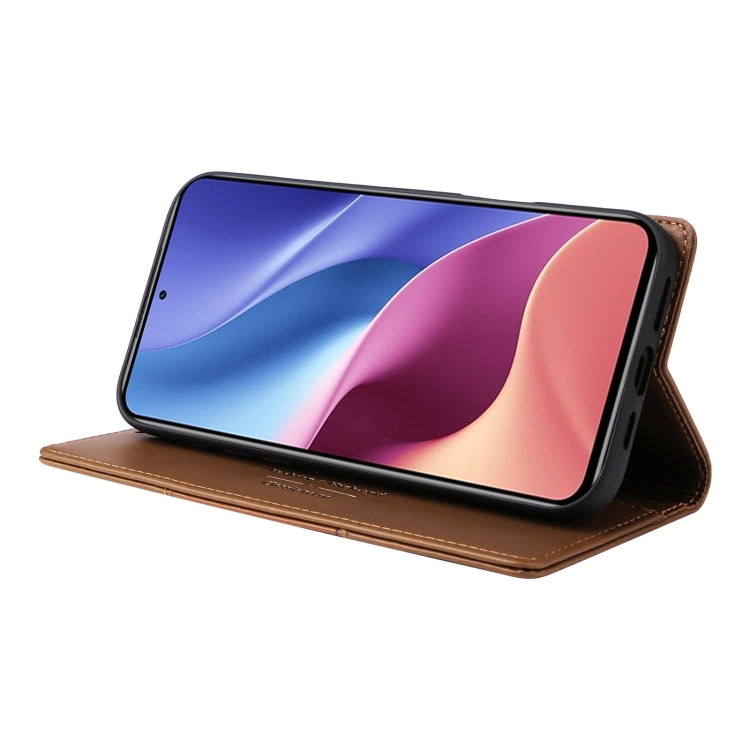 For Redmi K40 GQUTROBE G01 RFID Anti-theft Leather Phone Case