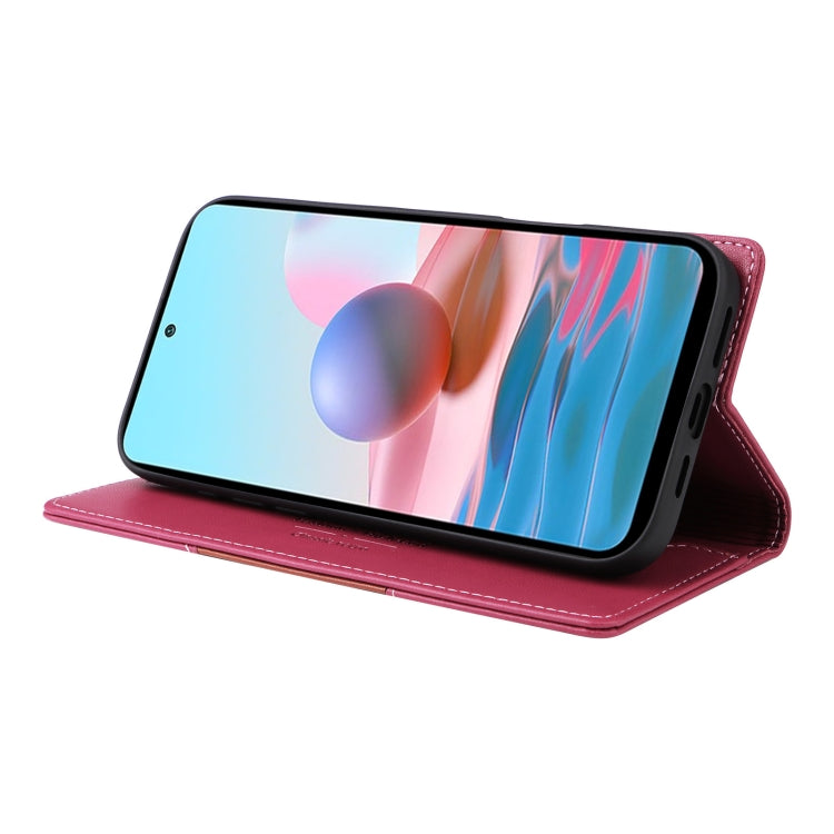 For Redmi Note 10 4G GQUTROBE G01 RFID Anti-theft Leather Phone Case