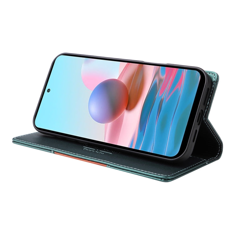 For Redmi Note 10 4G GQUTROBE G01 RFID Anti-theft Leather Phone Case