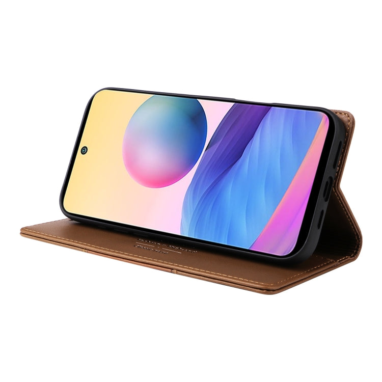 For Redmi Note 10 5G GQUTROBE G01 RFID Anti-theft Leather Phone Case