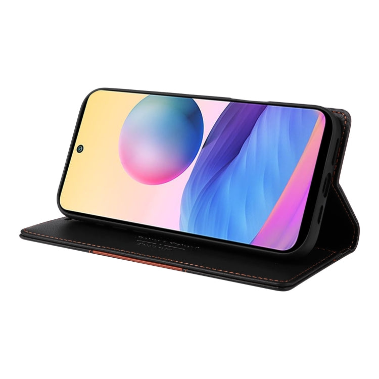 For Redmi Note 10 5G GQUTROBE G01 RFID Anti-theft Leather Phone Case