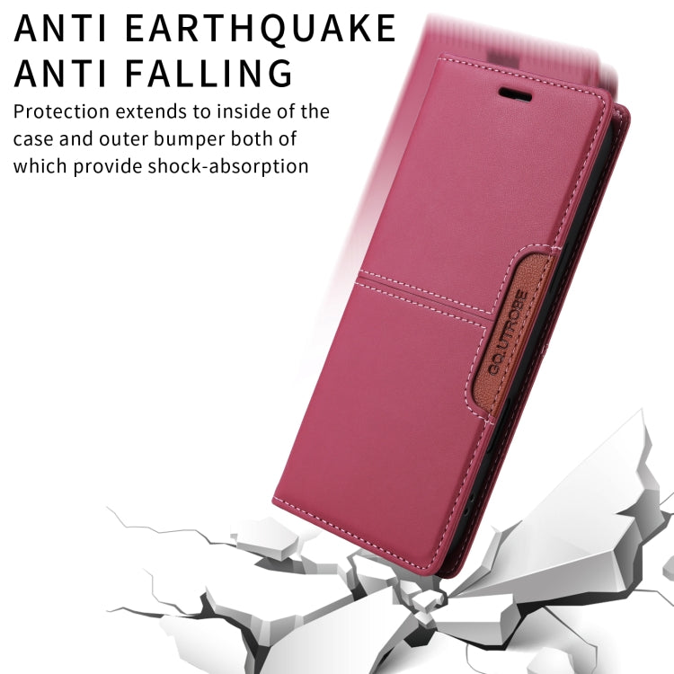 For Redmi Note 10 Pro 4G GQUTROBE G01 RFID Anti-theft Leather Phone Case