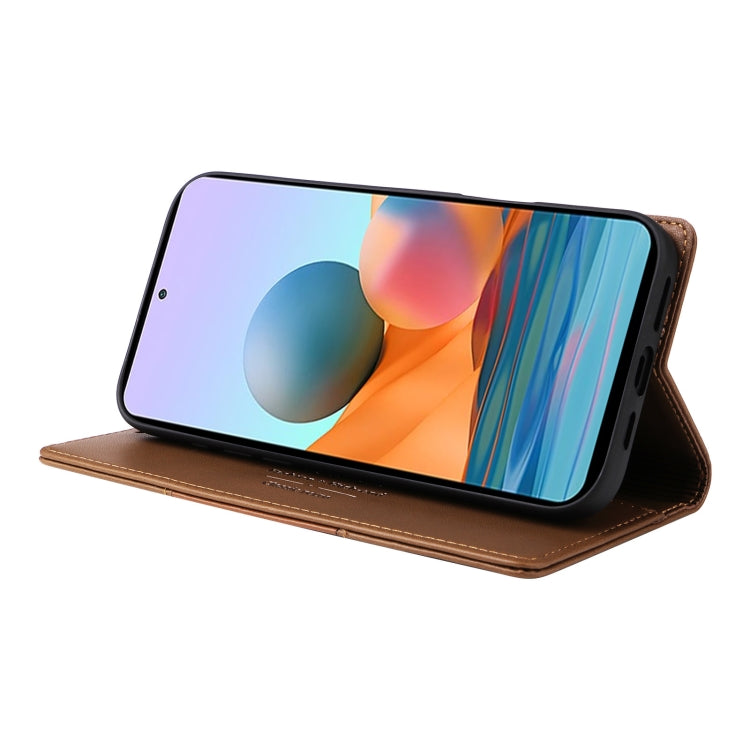 For Redmi Note 10 Pro 4G GQUTROBE G01 RFID Anti-theft Leather Phone Case