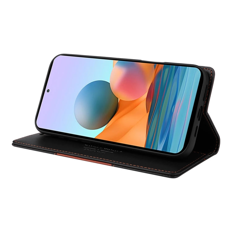 For Redmi Note 10 Pro 4G GQUTROBE G01 RFID Anti-theft Leather Phone Case