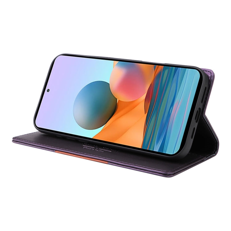 For Redmi Note 10 Pro 4G GQUTROBE G01 RFID Anti-theft Leather Phone Case