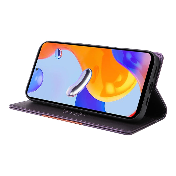For Redmi Note 11 Pro Global GQUTROBE G01 RFID Anti-theft Leather Phone Case