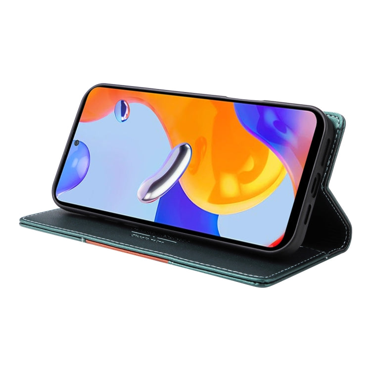 For Redmi Note 11 Pro Global GQUTROBE G01 RFID Anti-theft Leather Phone Case