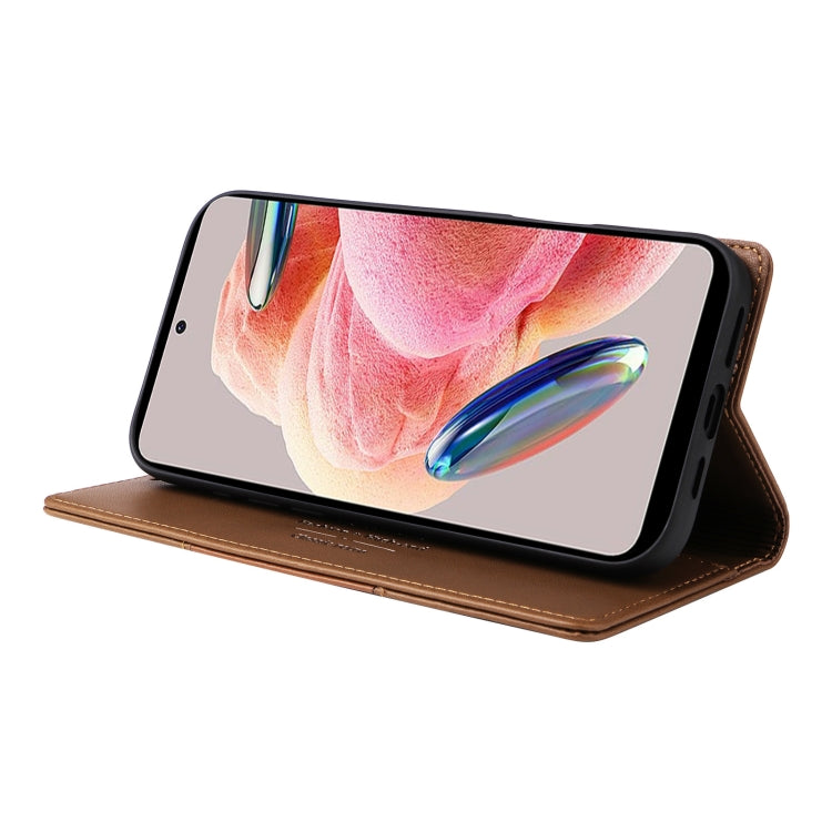 For Redmi Note 12 4G GQUTROBE G01 RFID Anti-theft Leather Phone Case