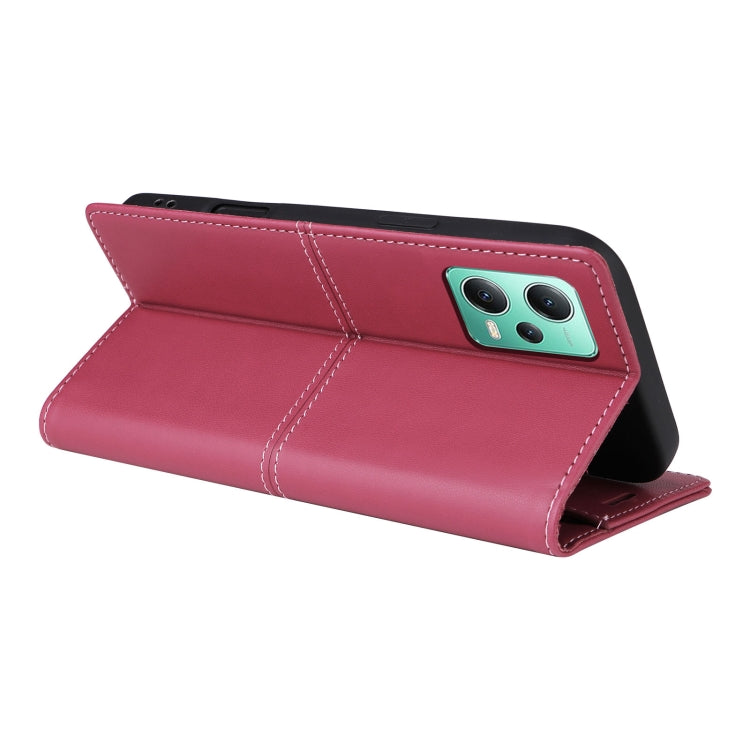 For Redmi Note 12 5G GQUTROBE G01 RFID Anti-theft Leather Phone Case