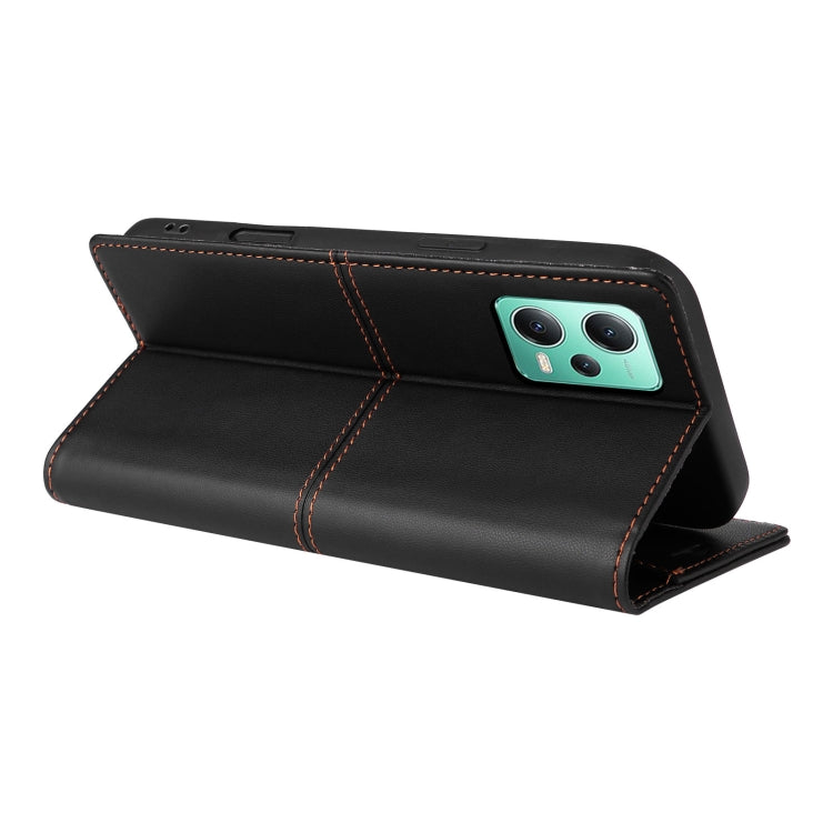 For Redmi Note 12 5G GQUTROBE G01 RFID Anti-theft Leather Phone Case