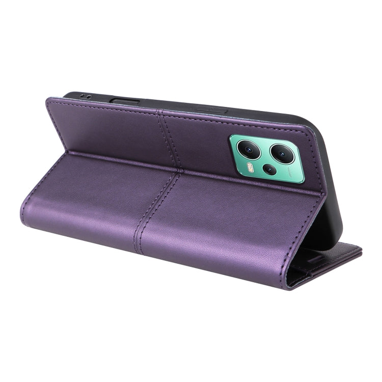 For Redmi Note 12 5G GQUTROBE G01 RFID Anti-theft Leather Phone Case