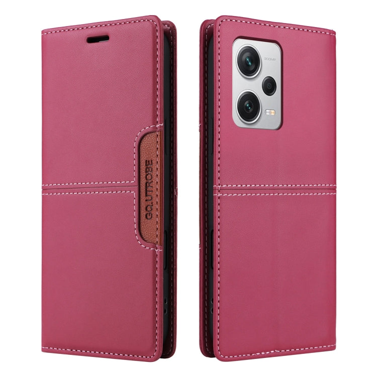 For Redmi Note 12 Pro+ GQUTROBE G01 RFID Anti-theft Leather Phone Case