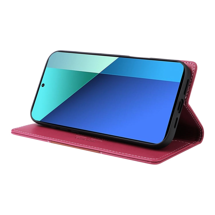 For Redmi Note 13 4G GQUTROBE G01 RFID Anti-theft Leather Phone Case