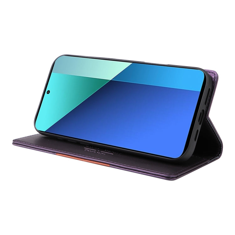 For Redmi Note 13 4G GQUTROBE G01 RFID Anti-theft Leather Phone Case