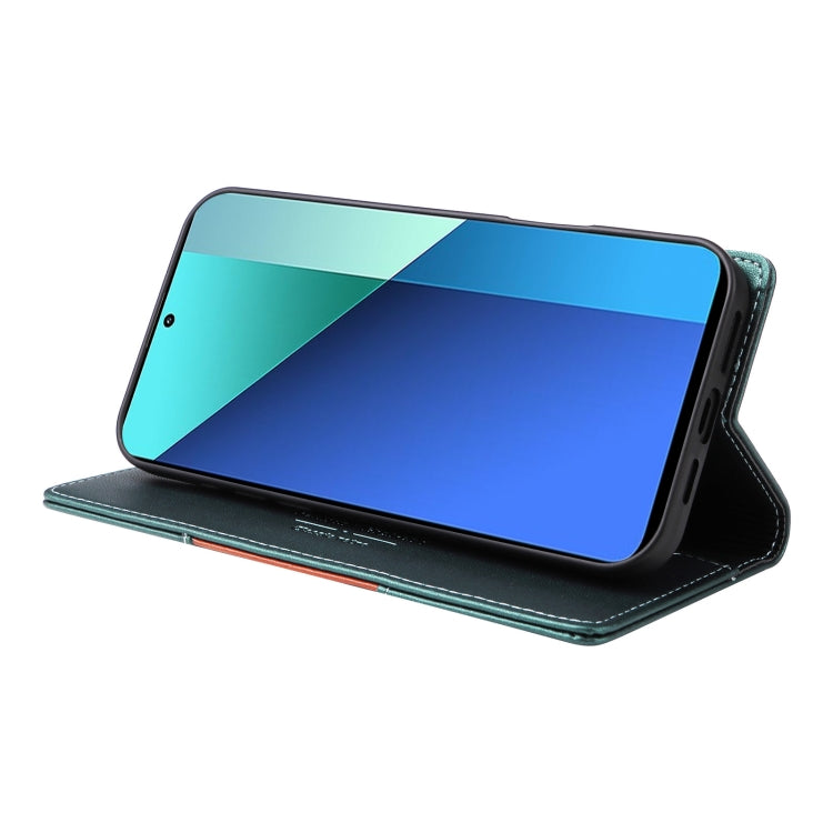 For Redmi Note 13 4G GQUTROBE G01 RFID Anti-theft Leather Phone Case