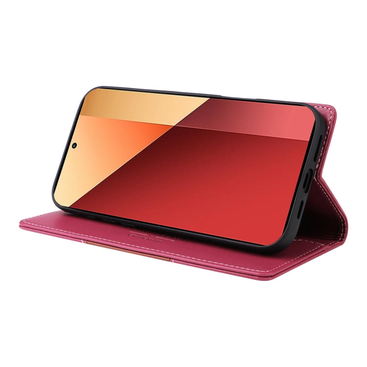 For Redmi Note 13 5G GQUTROBE G01 RFID Anti-theft Leather Phone Case