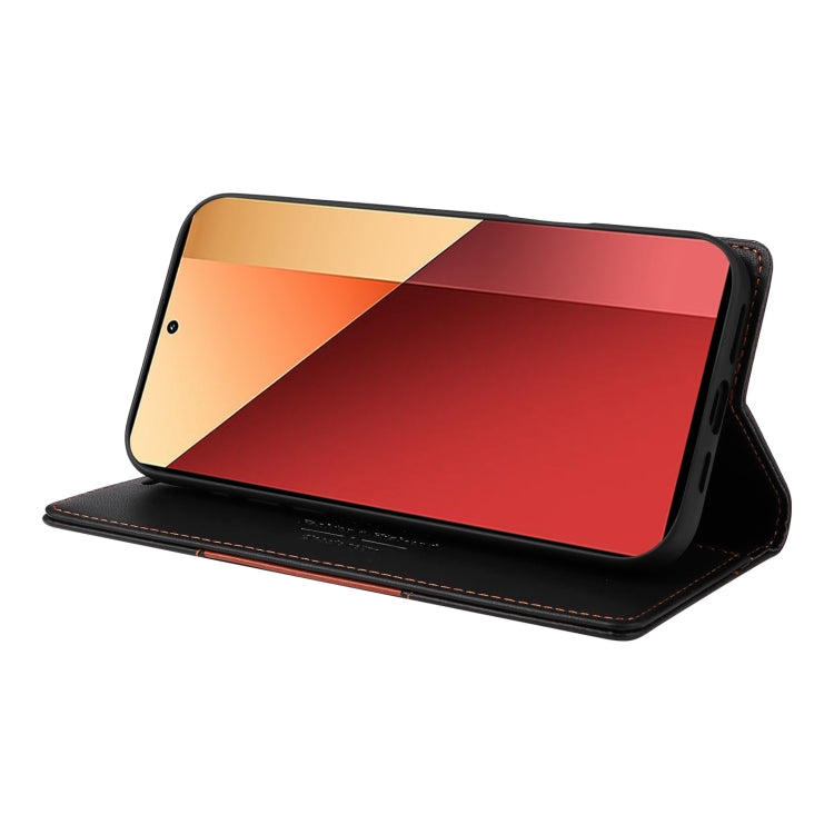 For Redmi Note 13 5G GQUTROBE G01 RFID Anti-theft Leather Phone Case