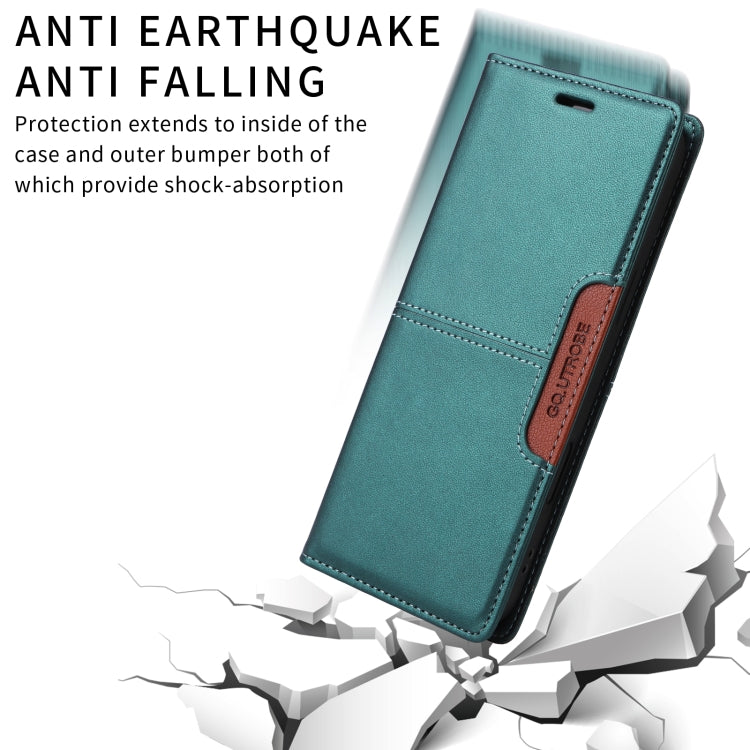 For Redmi Note 13 5G GQUTROBE G01 RFID Anti-theft Leather Phone Case