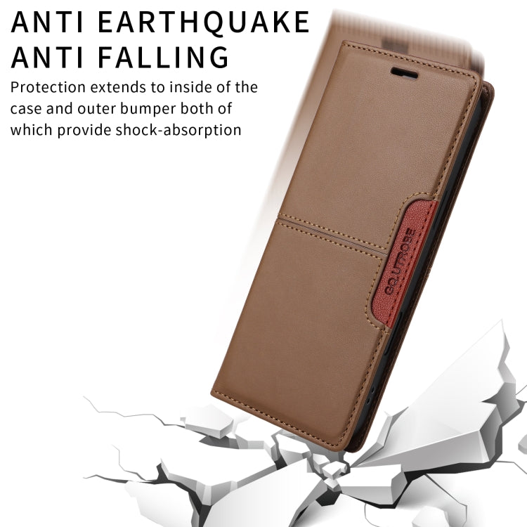 For Redmi Note 13 Pro 4G GQUTROBE G01 RFID Anti-theft Leather Phone Case