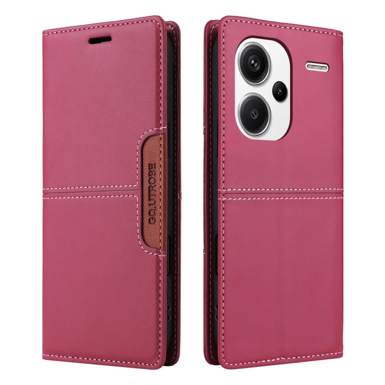 For Redmi Note 13 Pro+ GQUTROBE G01 RFID Anti-theft Leather Phone Case
