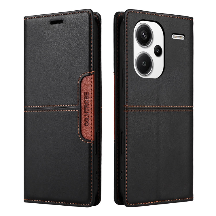 For Redmi Note 13 Pro+ GQUTROBE G01 RFID Anti-theft Leather Phone Case