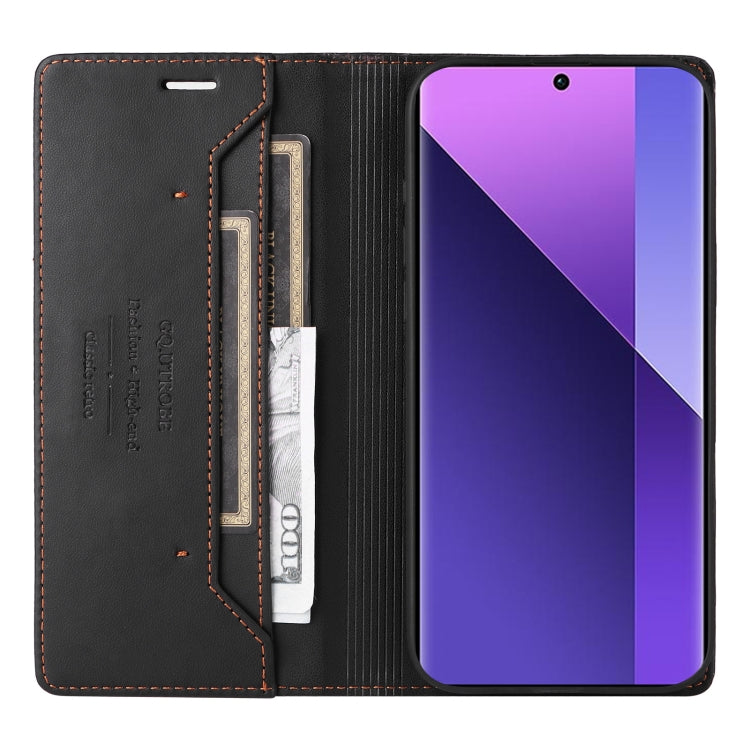 For Redmi Note 13 Pro+ GQUTROBE G01 RFID Anti-theft Leather Phone Case