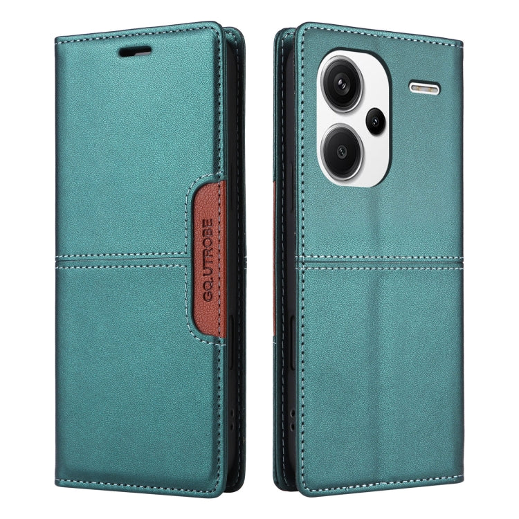 For Redmi Note 13 Pro+ GQUTROBE G01 RFID Anti-theft Leather Phone Case