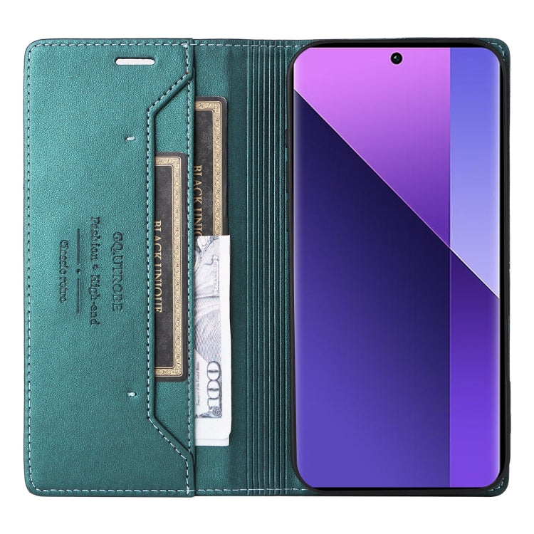 For Redmi Note 13 Pro+ GQUTROBE G01 RFID Anti-theft Leather Phone Case