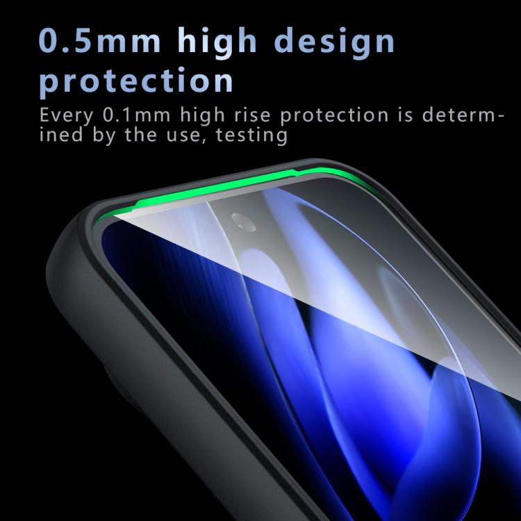 For Google Pixel 9a Armor MagSafe PC Hybrid TPU Phone Case - Frosted Black