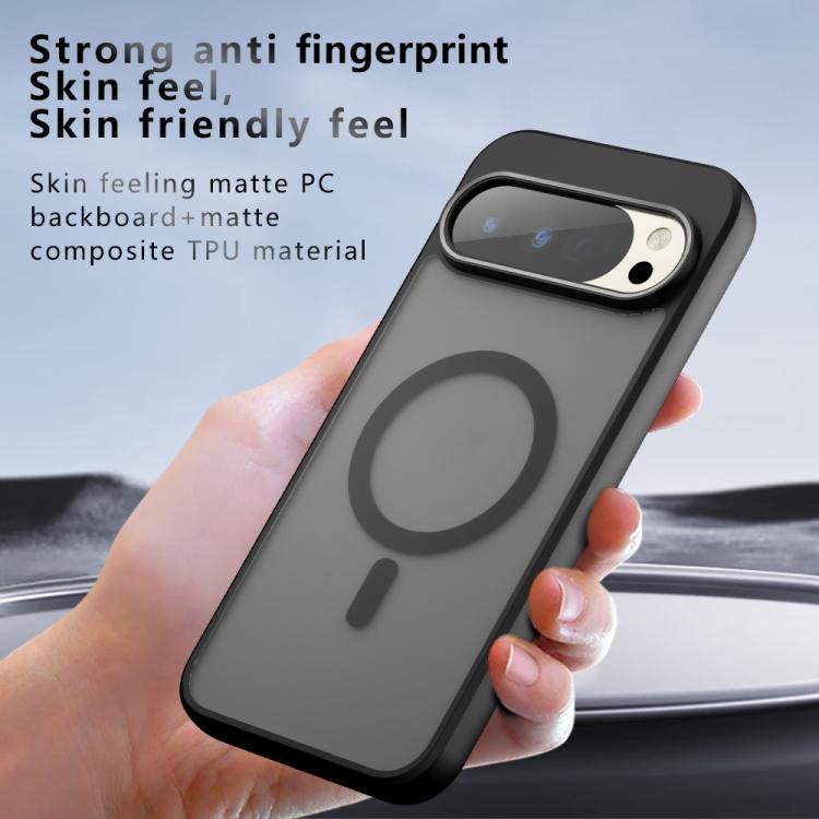 For Google Pixel 10 Pro XL Armor MagSafe PC Hybrid TPU Phone Case - Frosted Black