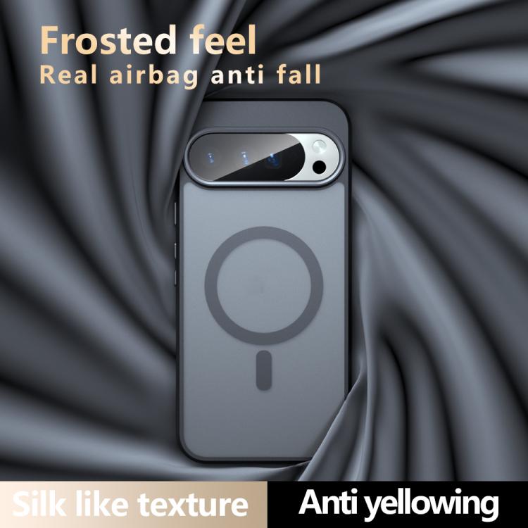 For Google Pixel 10 Pro XL Armor MagSafe PC Hybrid TPU Phone Case - Frosted Black