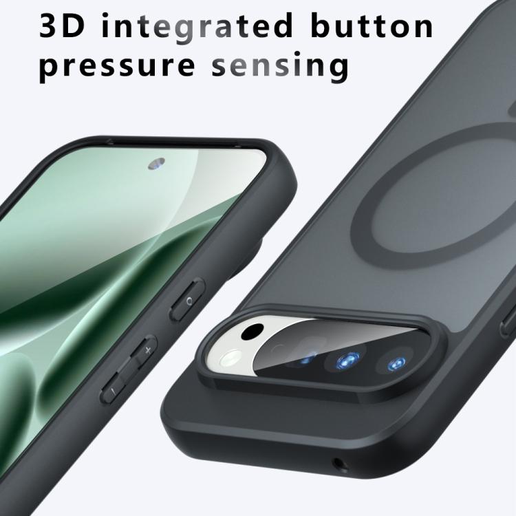 For Google Pixel 10 Pro XL Armor MagSafe PC Hybrid TPU Phone Case - Frosted Black