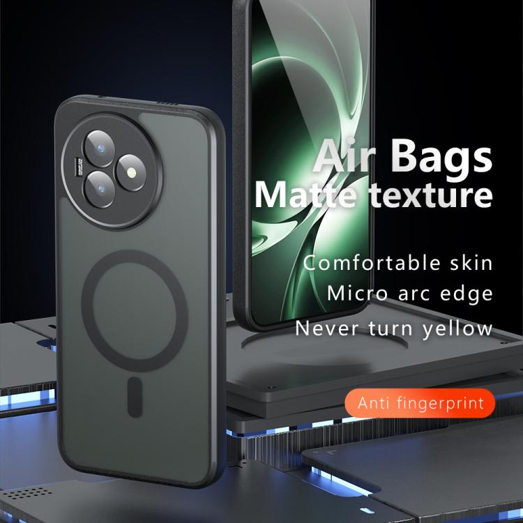 For Redmi K80 Ultra Armor MagSafe PC Hybrid TPU Phone Case - Frosted Black