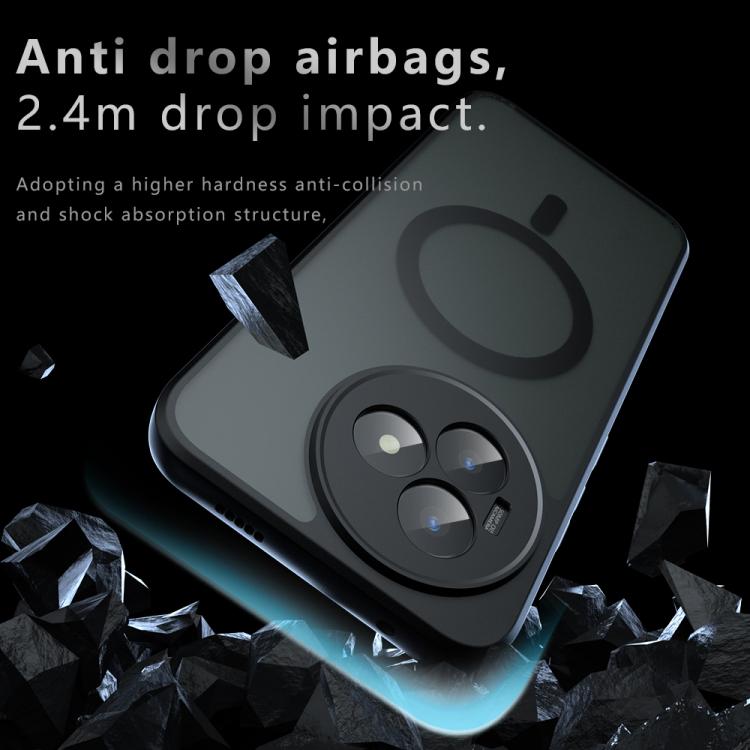 For Redmi K80 Ultra Armor MagSafe PC Hybrid TPU Phone Case - Frosted Black