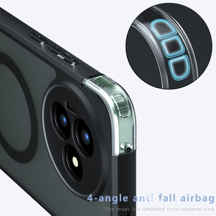For Redmi K80 Ultra Armor MagSafe PC Hybrid TPU Phone Case - Frosted Black