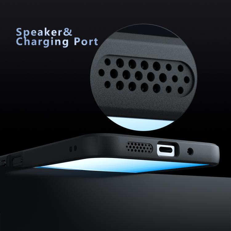 For Redmi 15 5G / 4G EU 171mm Armor MagSafe PC Hybrid TPU Phone Case - Frosted Black