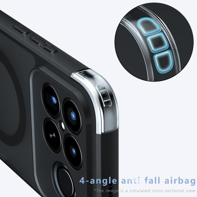 For Redmi K90 Pro Max / Poco F8 Ultra Armor MagSafe PC Hybrid TPU Phone Case - Frosted Black