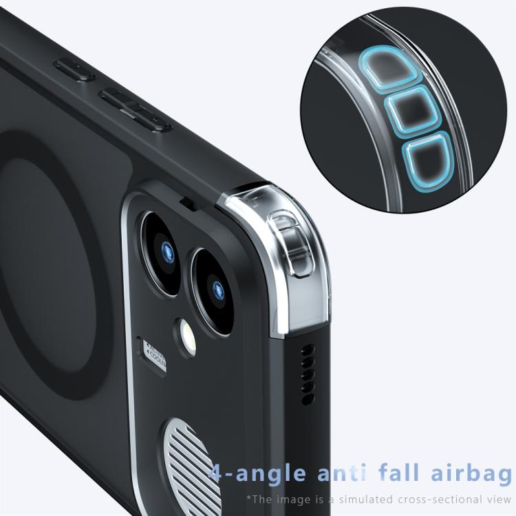 For Redmi K90 Max 5G Armor MagSafe PC Hybrid TPU Phone Case - Frosted Black
