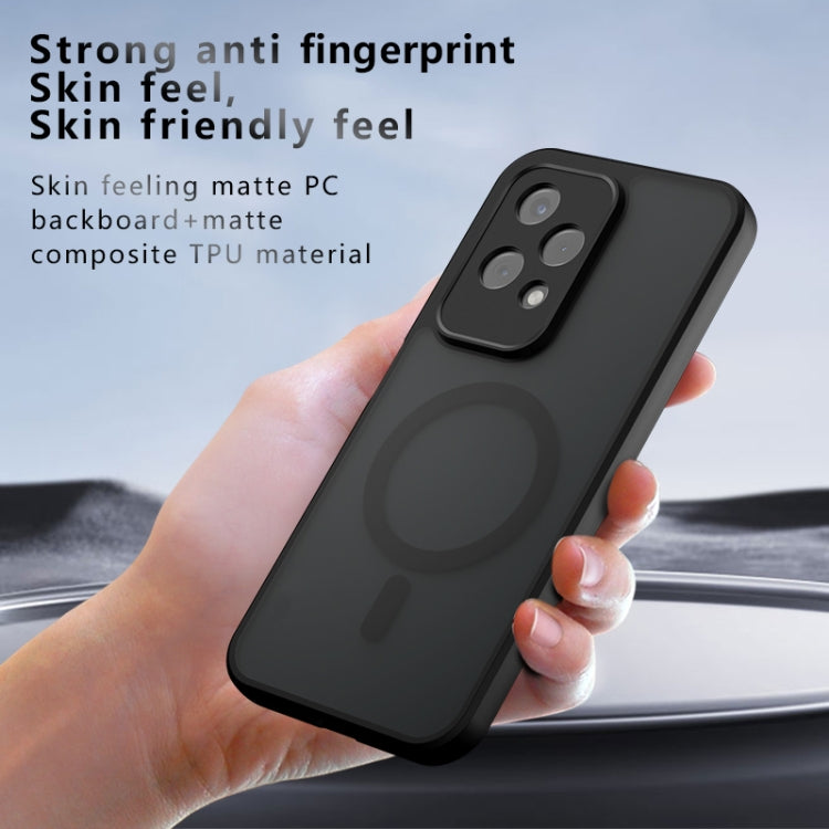 For Honor 200 Lite Global Armor MagSafe PC Hybrid TPU Phone Case - Frosted Black