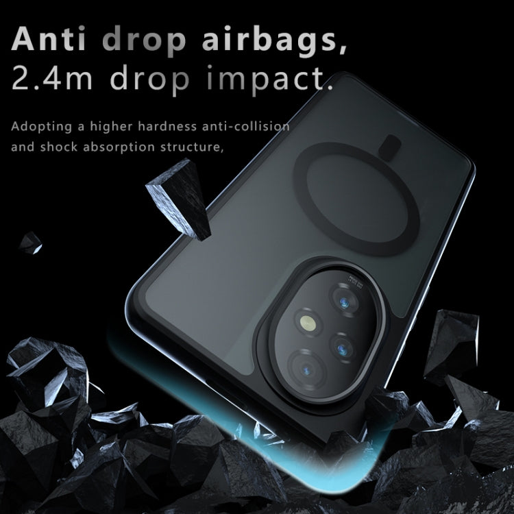 For Honor 200 Pro Armor MagSafe PC Hybrid TPU Phone Case - Frosted Black