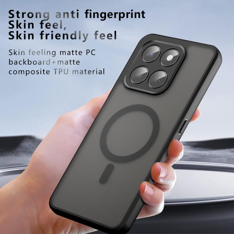 For Honor 400 Smart 5G / 4G / X7d 5G Armor MagSafe PC Hybrid TPU Phone Case - Frosted Black