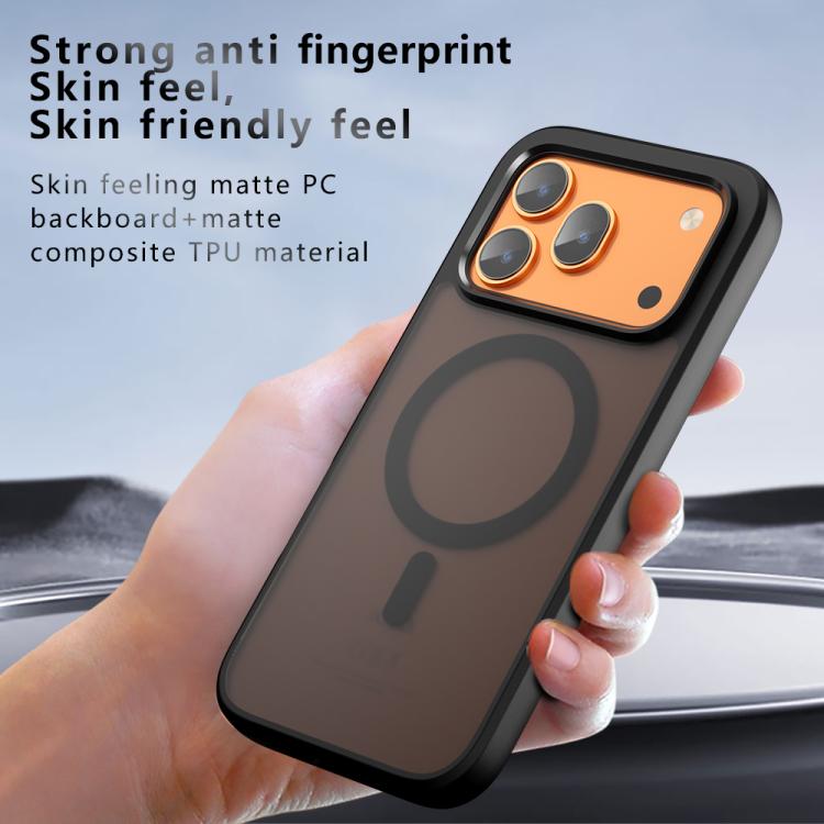 For Honor 600 / 600 Pro Global Armor MagSafe PC Hybrid TPU Phone Case - Frosted Black