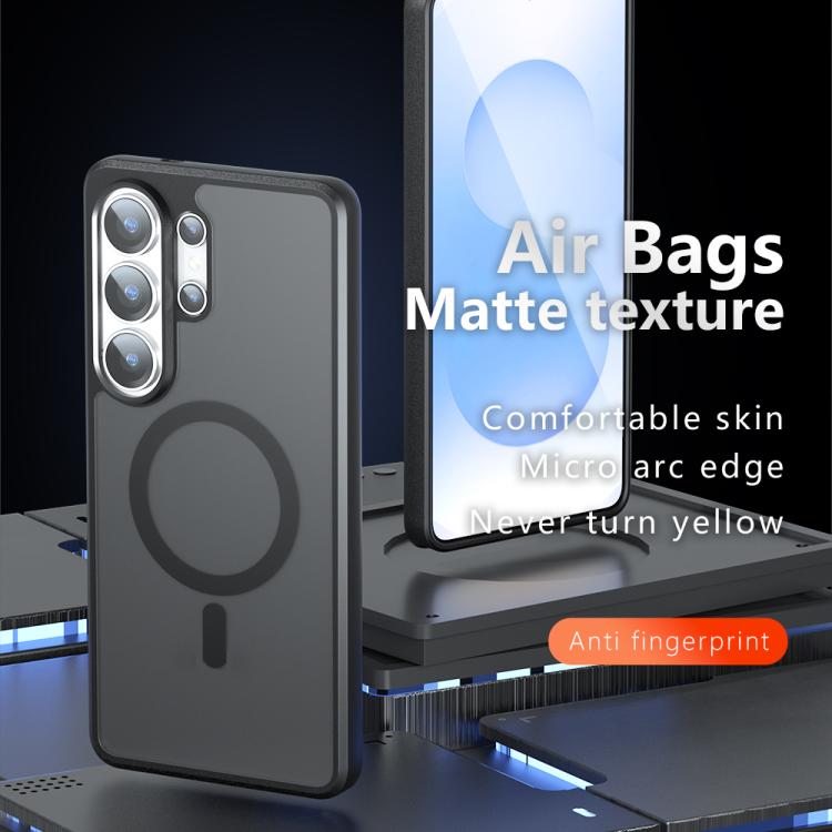 For Samsung Galaxy S26 Ultra 5G Armor MagSafe PC Hybrid TPU Phone Case - Frosted Black