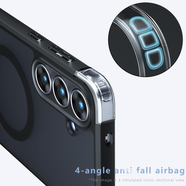 For Samsung Galaxy S26 5G Armor MagSafe PC Hybrid TPU Phone Case - Frosted Black