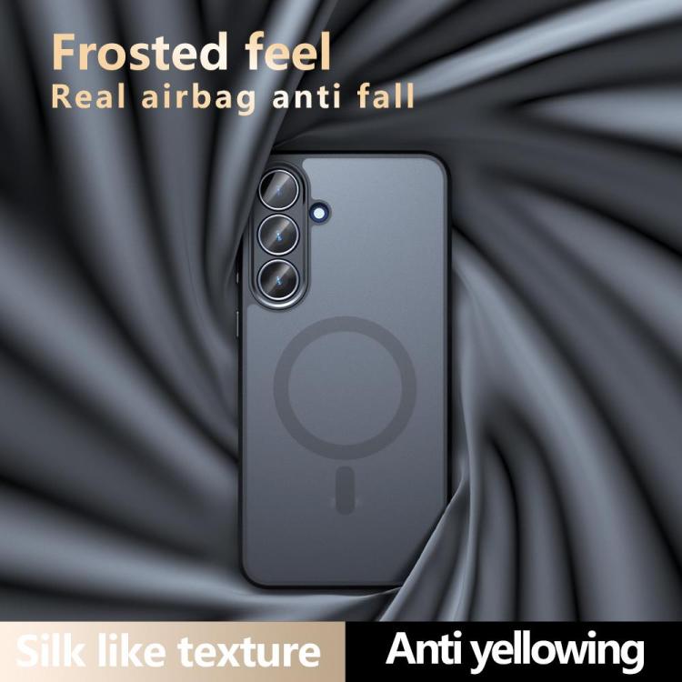 For Samsung Galaxy S26 5G Armor MagSafe PC Hybrid TPU Phone Case - Frosted Black