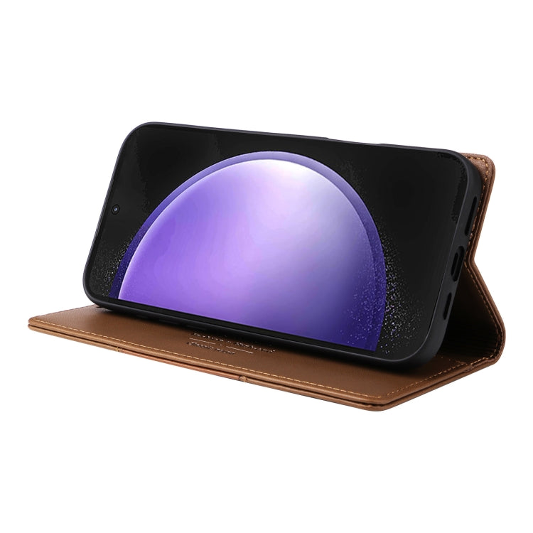 For Samsung Galaxy A34 GQUTROBE G01 RFID Anti-theft Leather Phone Case