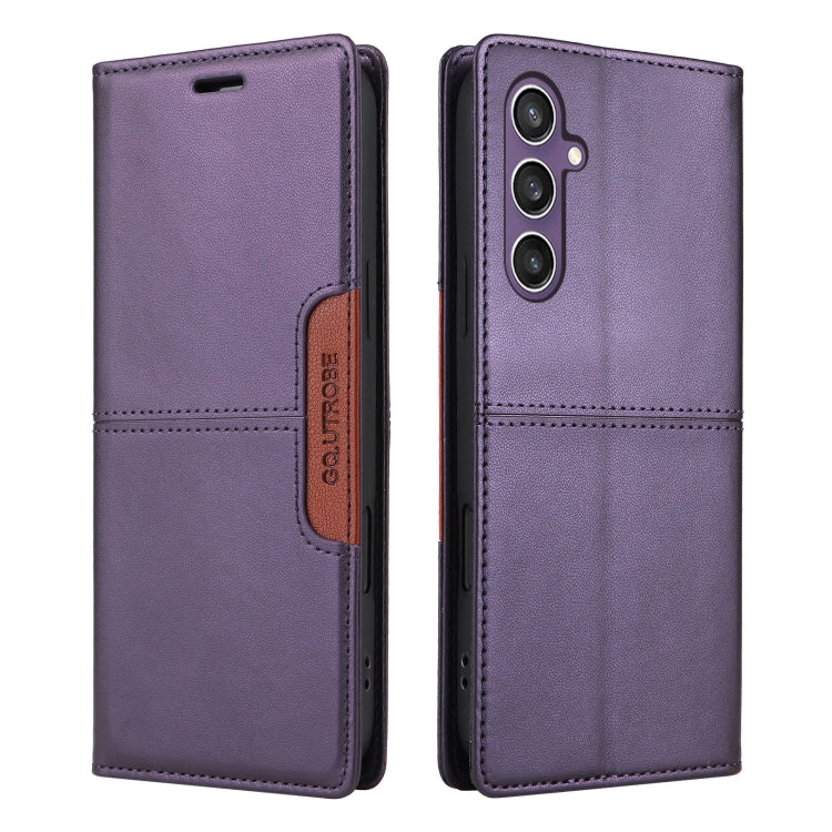 For Samsung Galaxy A35 GQUTROBE G01 RFID Anti-theft Leather Phone Case