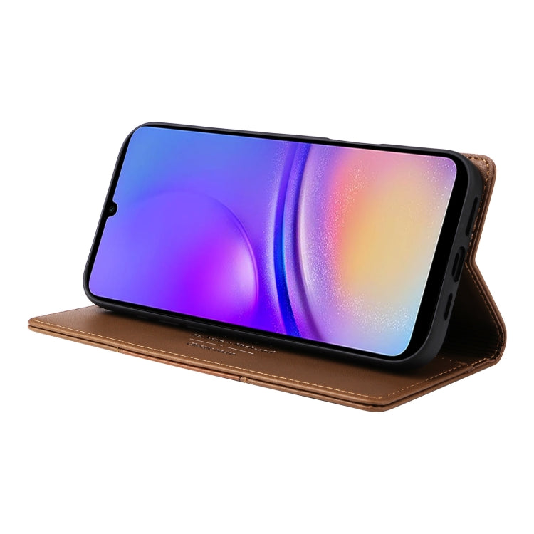 For Samsung Galaxy A05 GQUTROBE G01 RFID Anti-theft Leather Phone Case