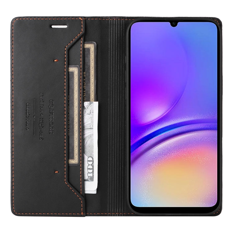 For Samsung Galaxy A05 GQUTROBE G01 RFID Anti-theft Leather Phone Case
