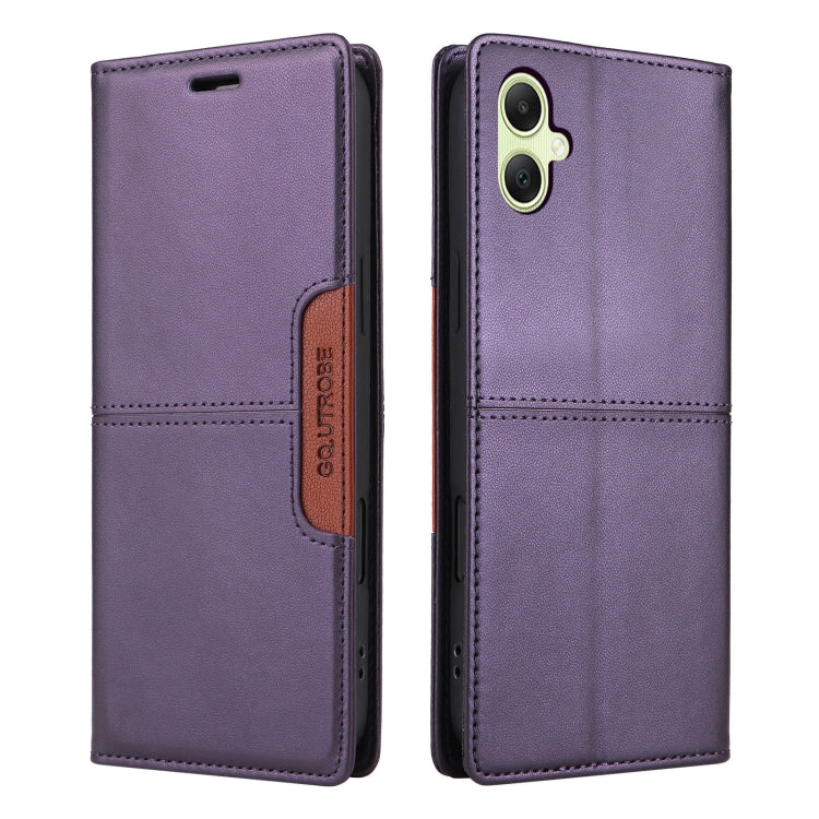 For Samsung Galaxy A05 GQUTROBE G01 RFID Anti-theft Leather Phone Case